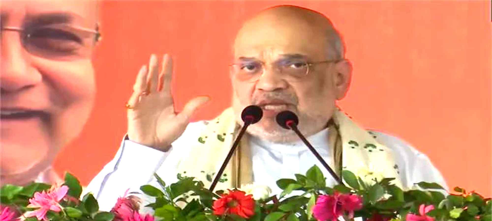 बिहार चुनाव 2025: बक्सर में गरजे अमित शाह — ‘‘लालू राज में लूट और अपहरण का दौर था, नीतीश-एनडीए ने राज्य को विकास की राह पर लाया’’