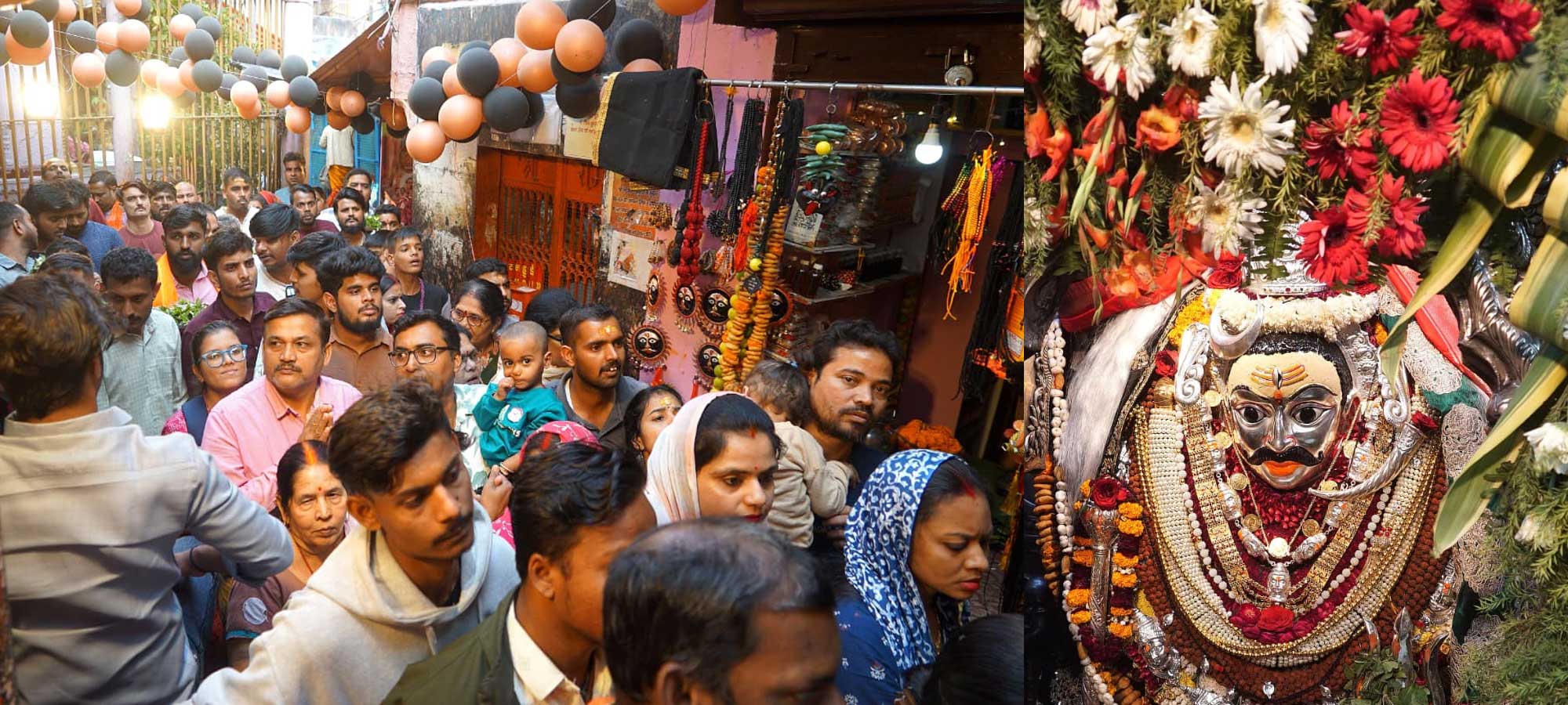 भैरवाष्टमी पर काशी के कोतवाल बाबा कालभैरव सहित अष्ट भैरव का धूमधाम के  साथ मनाया गया जन्मोत्सव