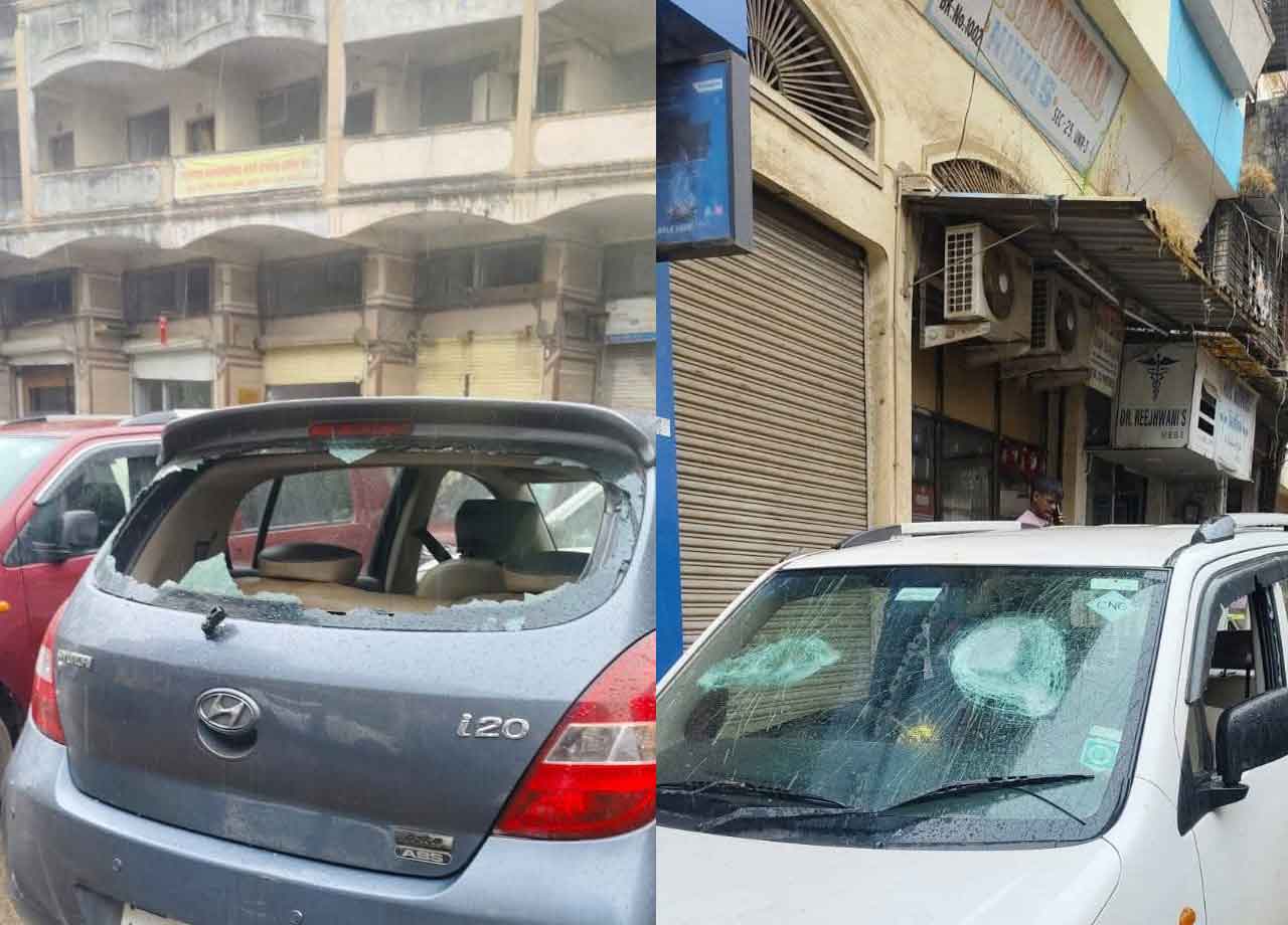 उल्हासनगर में गुंडों का तांडव, सैकड़ों वाहनों में तोड़फोड़ से दहशत